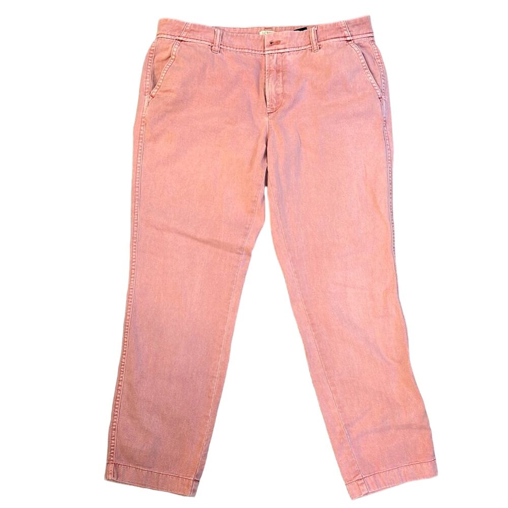 J. Crew pink chino pants, women’s size 6